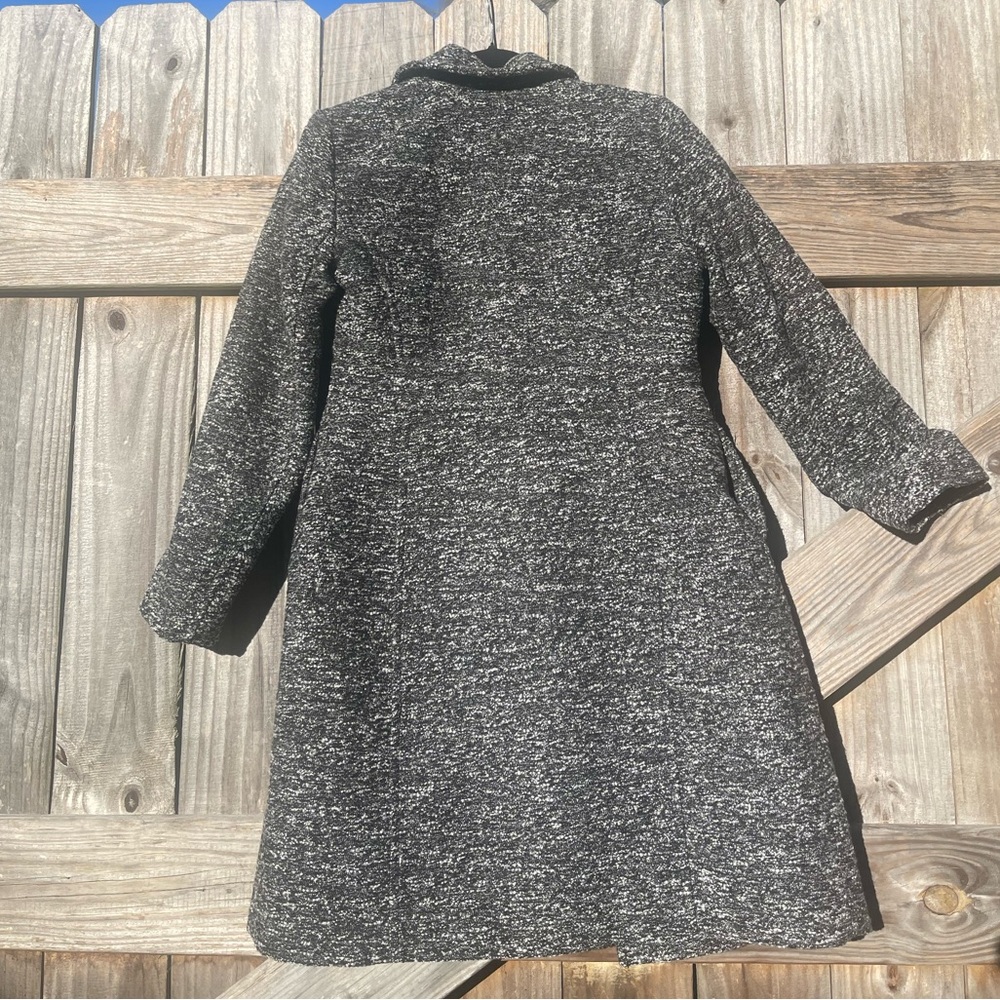 J. Crew Black and Gray Car Coat / Winter Size 4 - Picture 13 of 16
